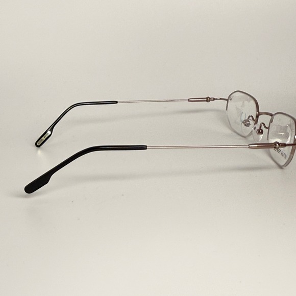 Alfred Sung Eyeglasses Frames Rose Gold‎ Half Rim Oval 180 Flex Temple Korea main image 7